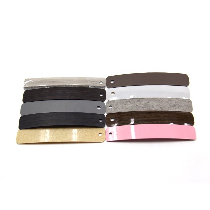High gloss MDF PVC edge banding customized color plastic strips for furniture