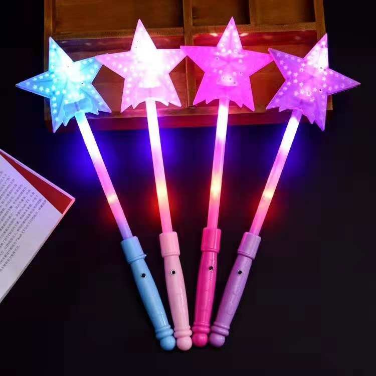 Customized LED Variable Frequency Light Lollipop Magic Rod Beauty Lollipop flashing party stick led light wand for kids toy gift