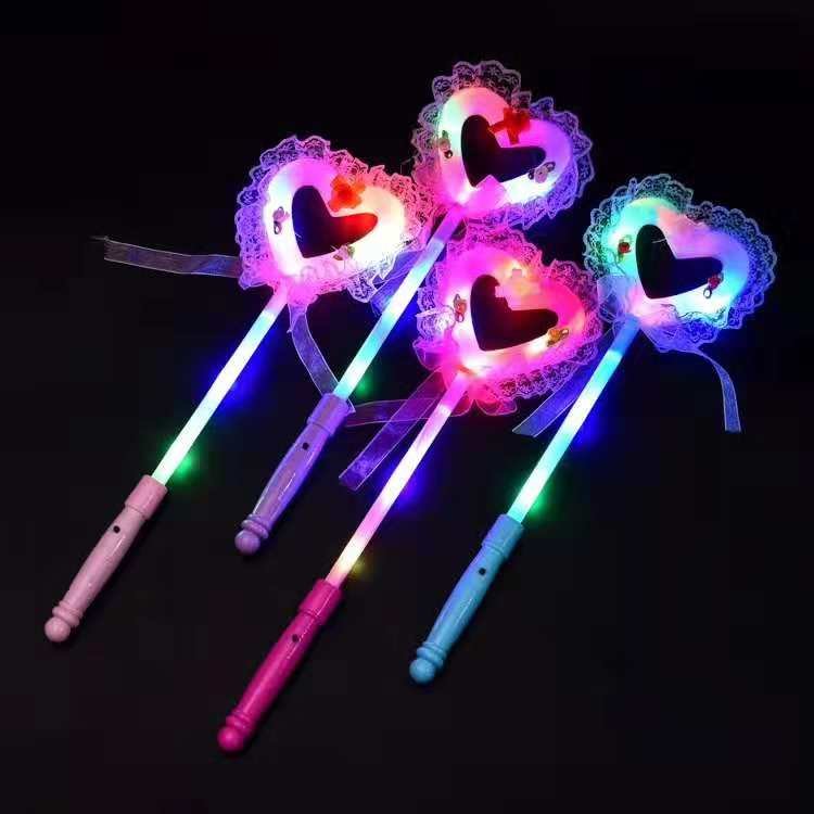 Customized LED Variable Frequency Light Lollipop Magic Rod Beauty Lollipop flashing party stick led light wand for kids toy gift