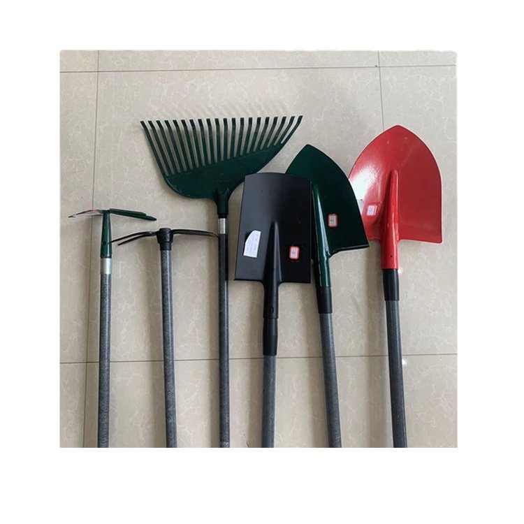 Cheap Trowel Shovel Scissors Sets Garden Digging Tools Spade Hoe Types 4 Tines Rail Garden Tool Kit Shovel Spade