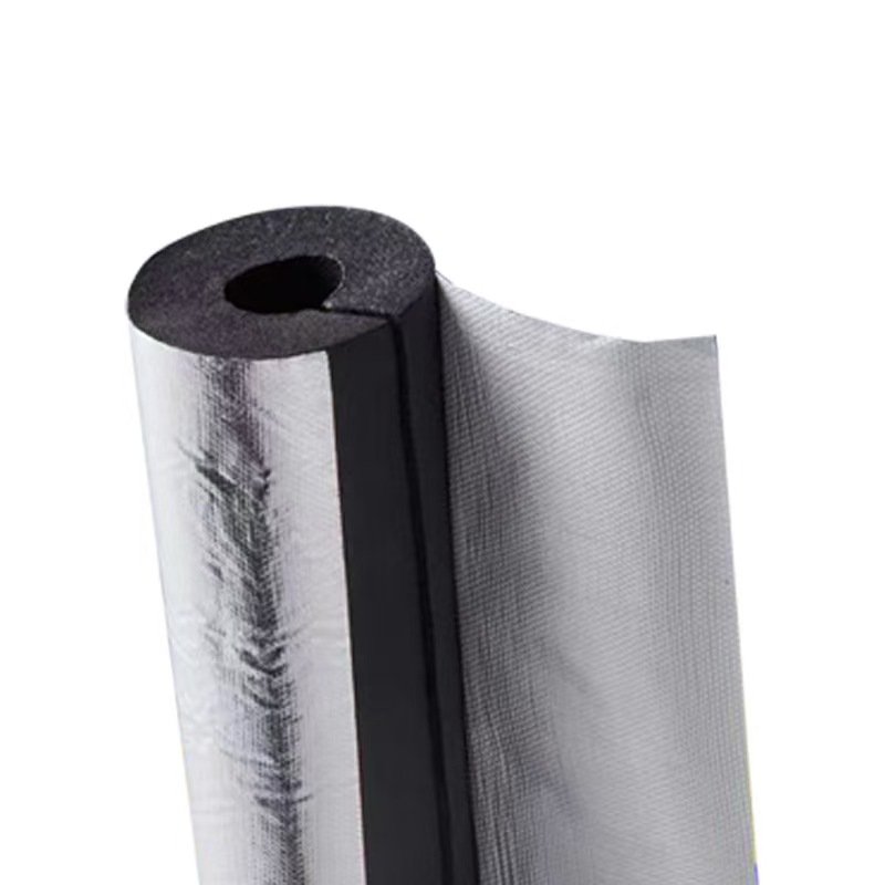 Quality Assurance Modern foil foam rubber insulation pipe for chilled water pipe cooler insulation material