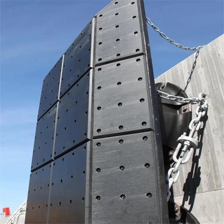 Ultra High Impact Marine Fender Pad Wear Resistant UHMWPE Dock Bumper/Plastic Fender
