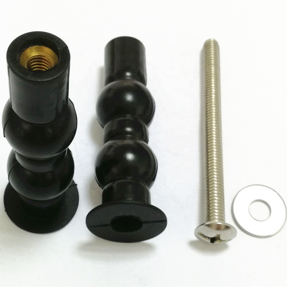 Toilet Seat Hinges fittings Top Mounting Seat Hardware Bolts Rubber Nut