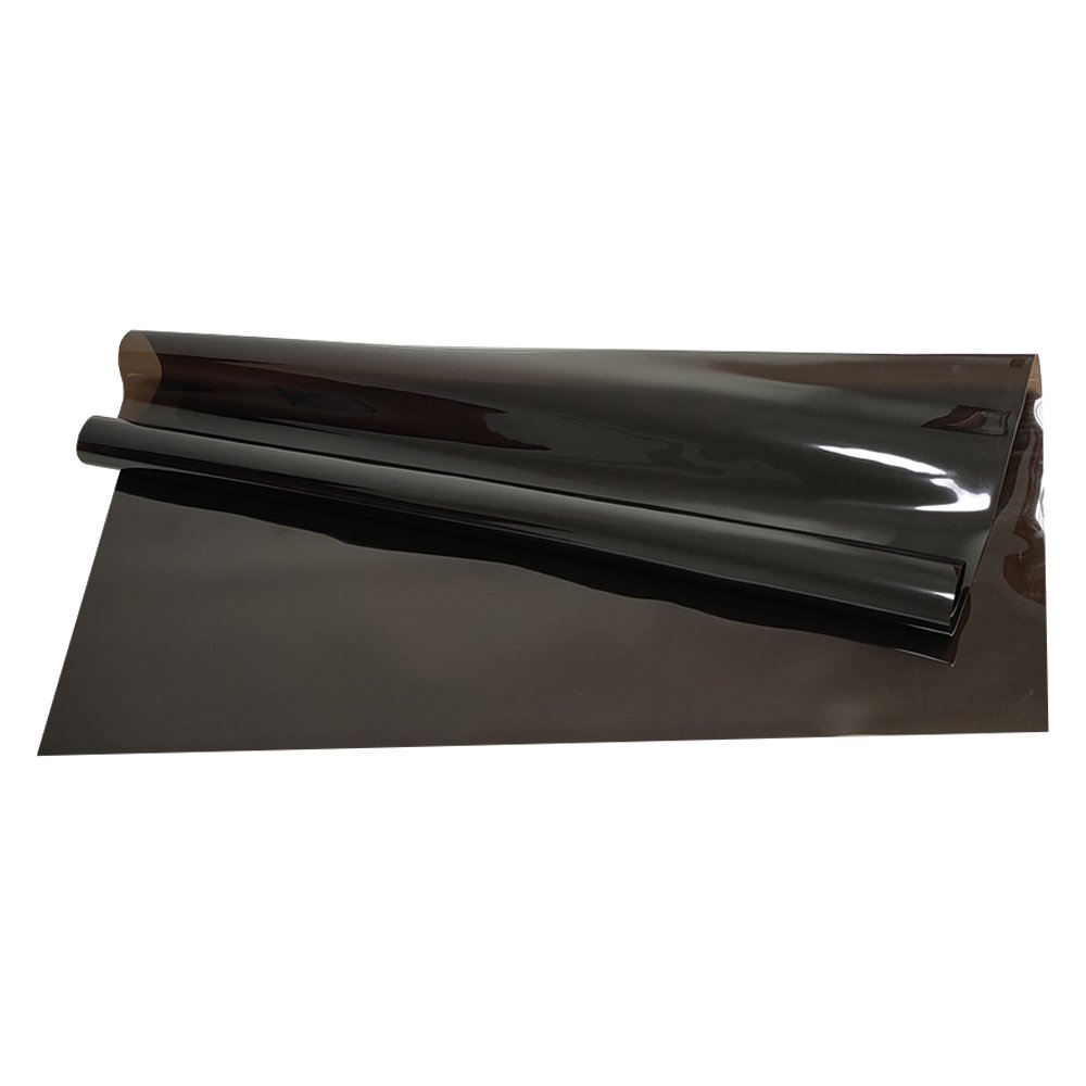PVC Mirrored Shiny Black Transparent Plastic Dichroic Film Sheet For Decoration And Craft