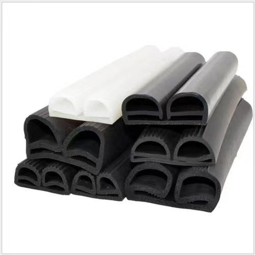 Freezer Door E-Type Seal Bar Gasket Strip E-Shaped Silicone Rubber Sealing Strip Cut Welded Extruded