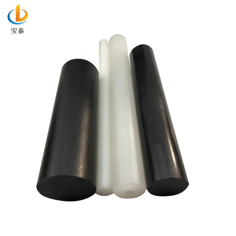 Factory PTFE rod bars Insulating high temperature engineering plastic rods Graphite Glass fiber Carbon filled ptfe rod bars