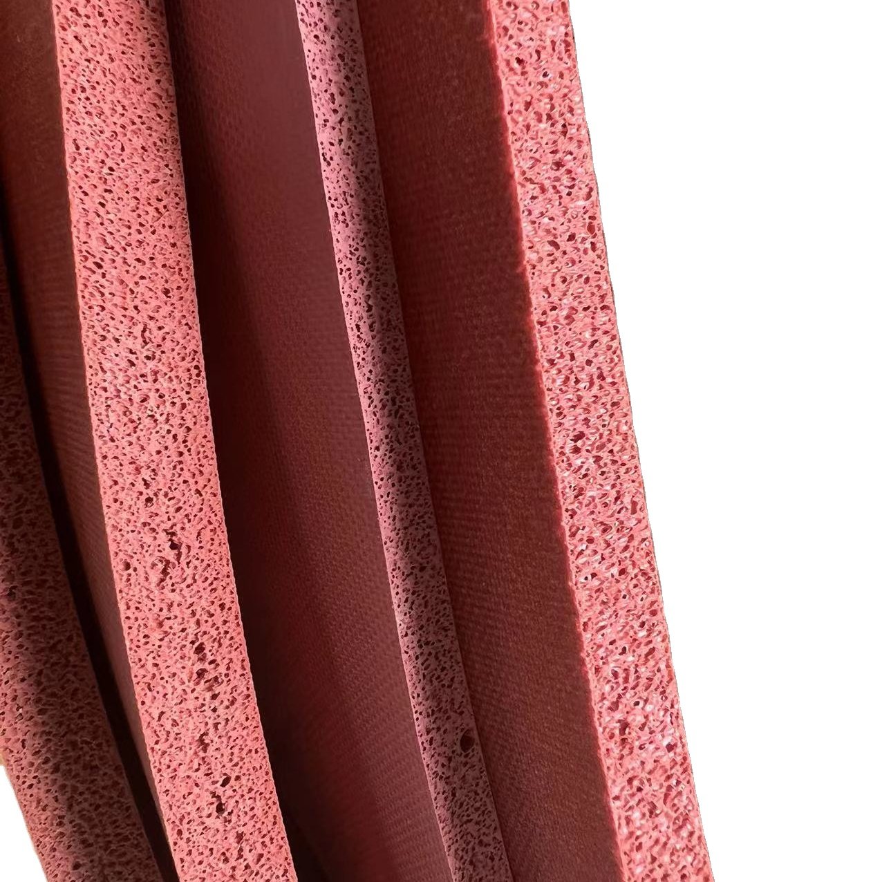 Customized Shape Hot Stamping Factory Price Soft Texture Surface Sponge High Flexibility Silicone Foam Strip Sheet