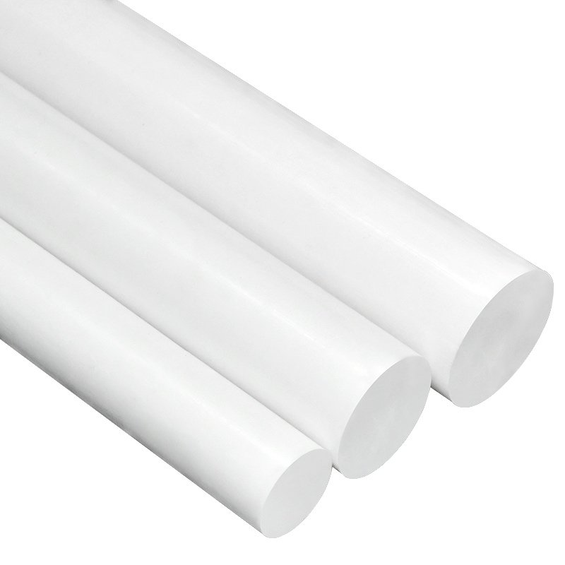 Wholesale Chemical Resistant Waterproof White Solid PTFE Rod Extrude Rod Plastic Stick