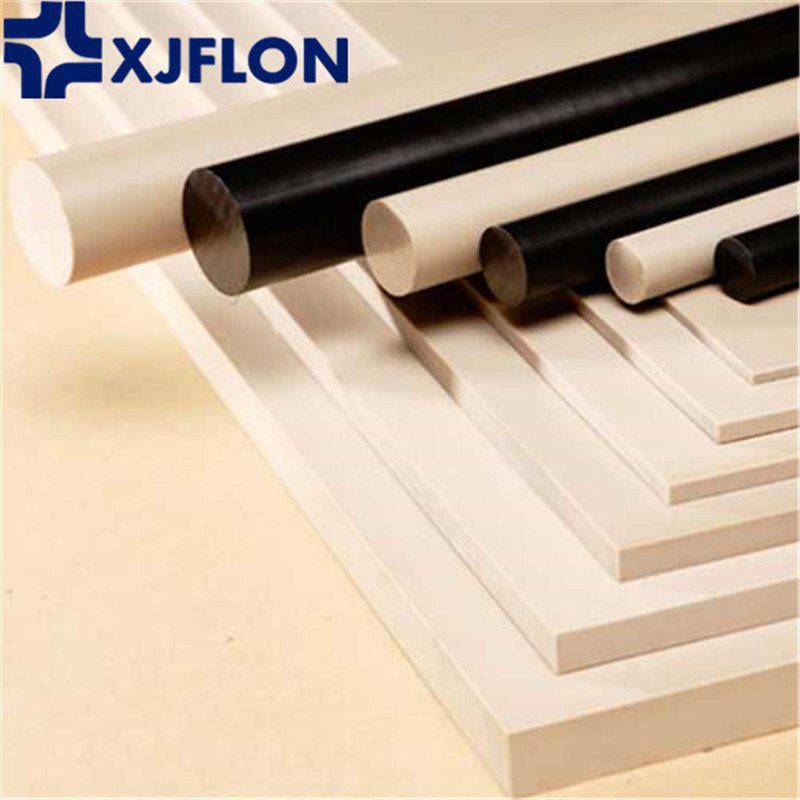 China Manufacturer custom 100% raw material Virgin PEEK plastic round bar peek plastic processing rods
