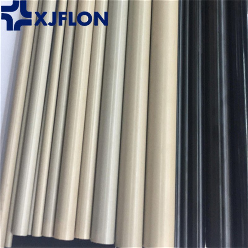 China Manufacturer custom 100% raw material Virgin PEEK plastic round bar peek plastic processing rods