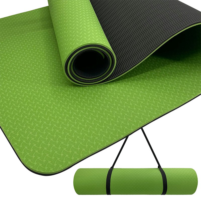 Factory stock eva color foam multi-thickness size two-color foam 61x183cm yoga mat