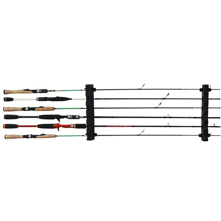 EVA Foam Cotton Material Fishing Vertical 6 Rod Rack Horizontal Fishing Pole Holder Wall Mount Fishing Rod Holders
