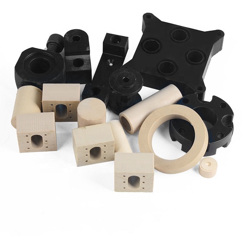 plastic parts CNC turning and milling composite processing POM nylon PEEK parts customization service