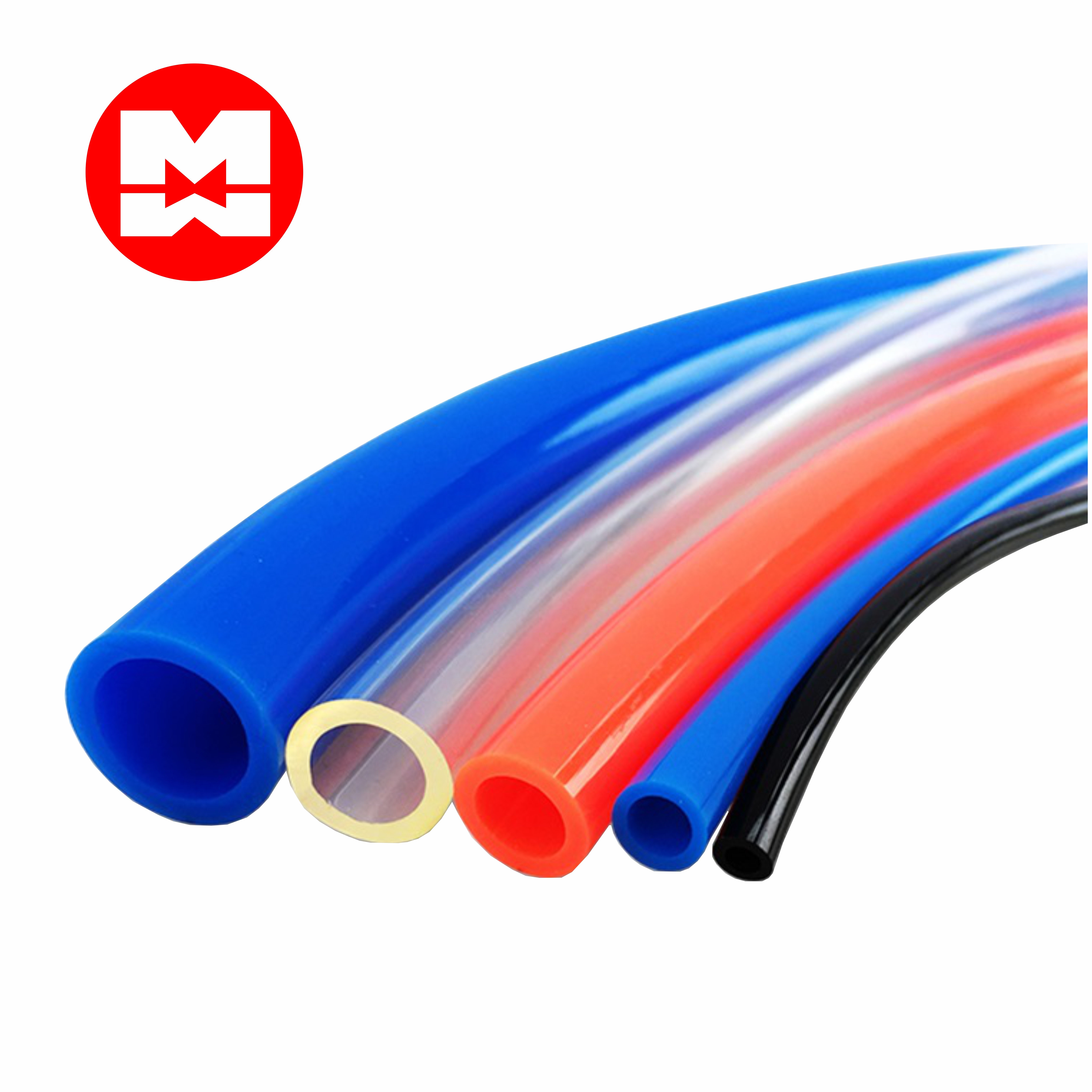 PU 4 6 8 10 12 14 16mm Pneumatic Tube Hose Air Compressor Air Tube Hose PU Spiral Telescopic Hose