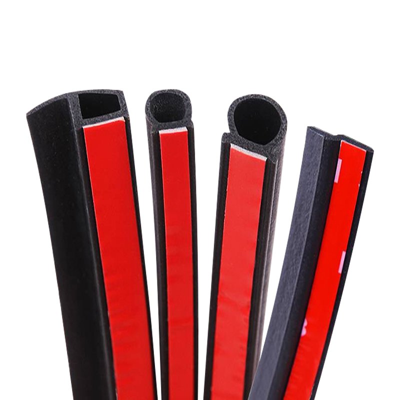 Customization P Z D B Type car door seal strips sticker weatherstrip sound insulation rubber sealing strip