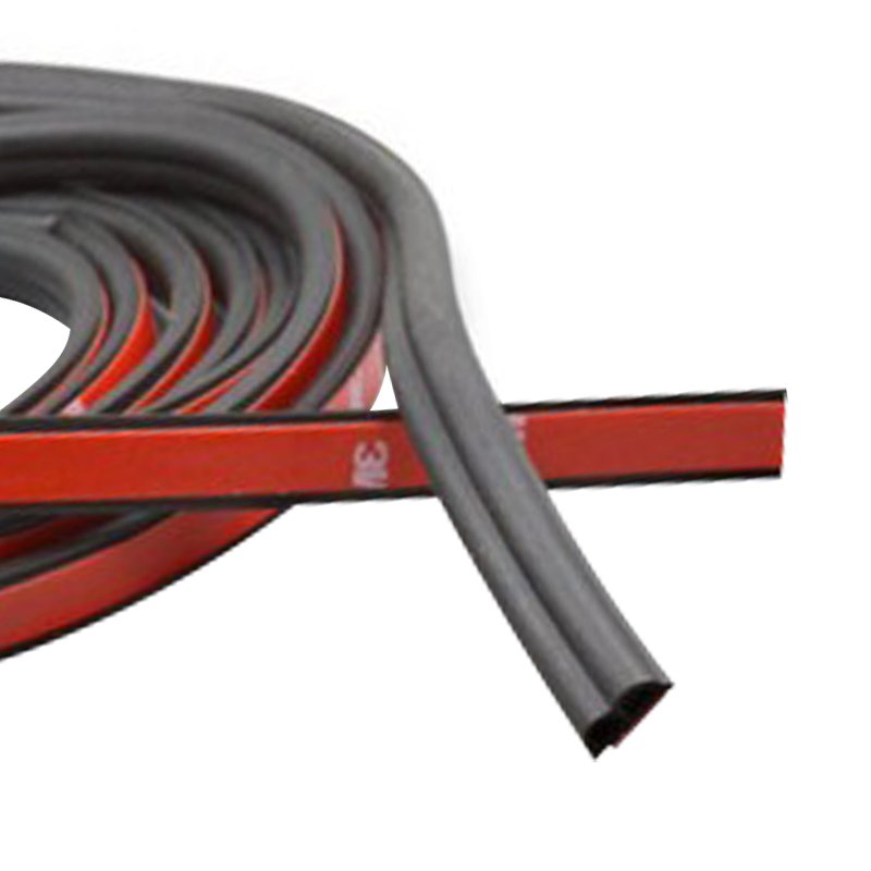 Customization P Z D B Type car door seal strips sticker weatherstrip sound insulation rubber sealing strip