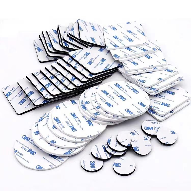 Customized non-slip and anti-vibration EPDM and NBR molded and cut foot covers with self-adhesive silicone rubber bumper pads