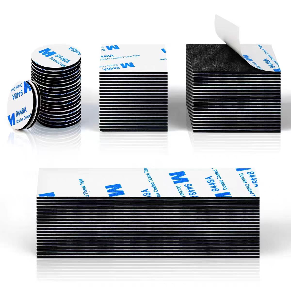Customized non-slip and anti-vibration EPDM and NBR molded and cut foot covers with self-adhesive silicone rubber bumper pads