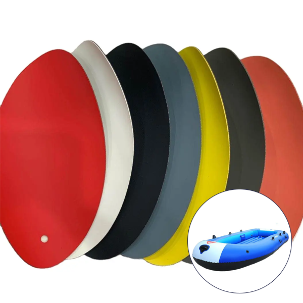 Gray Color 1mm 2mm Hypalon Rubber sheet fabric for inflatable RIB manufacture