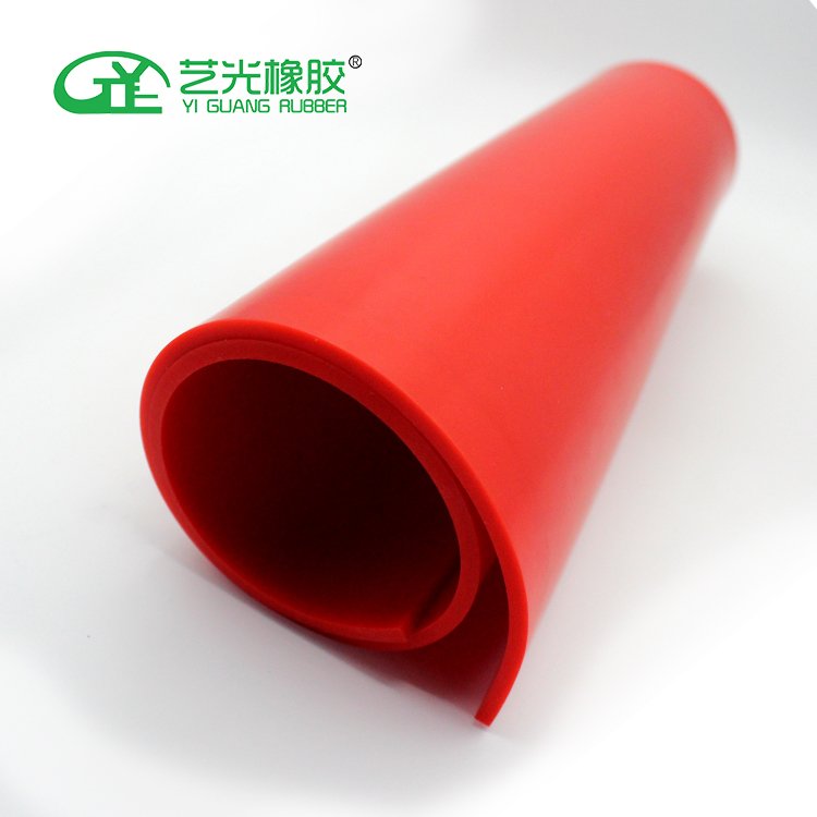 high temperature silicone sheet thickness 5 mm density 1.3 g/cm3 silicone rubber sheet for sealing