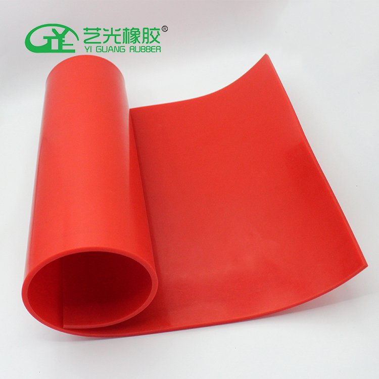 high temperature silicone sheet thickness 5 mm density 1.3 g/cm3 silicone rubber sheet for sealing