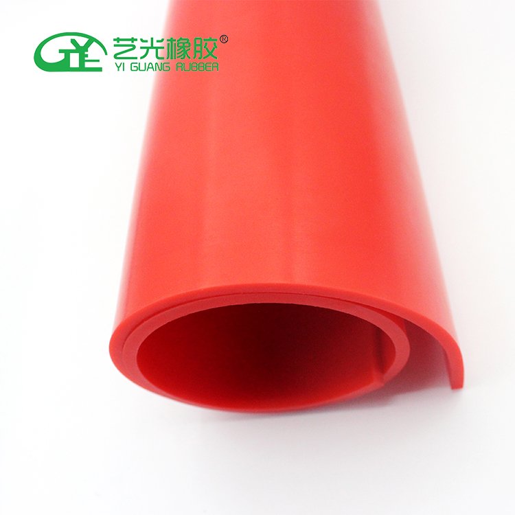high temperature silicone sheet thickness 5 mm density 1.3 g/cm3 silicone rubber sheet for sealing