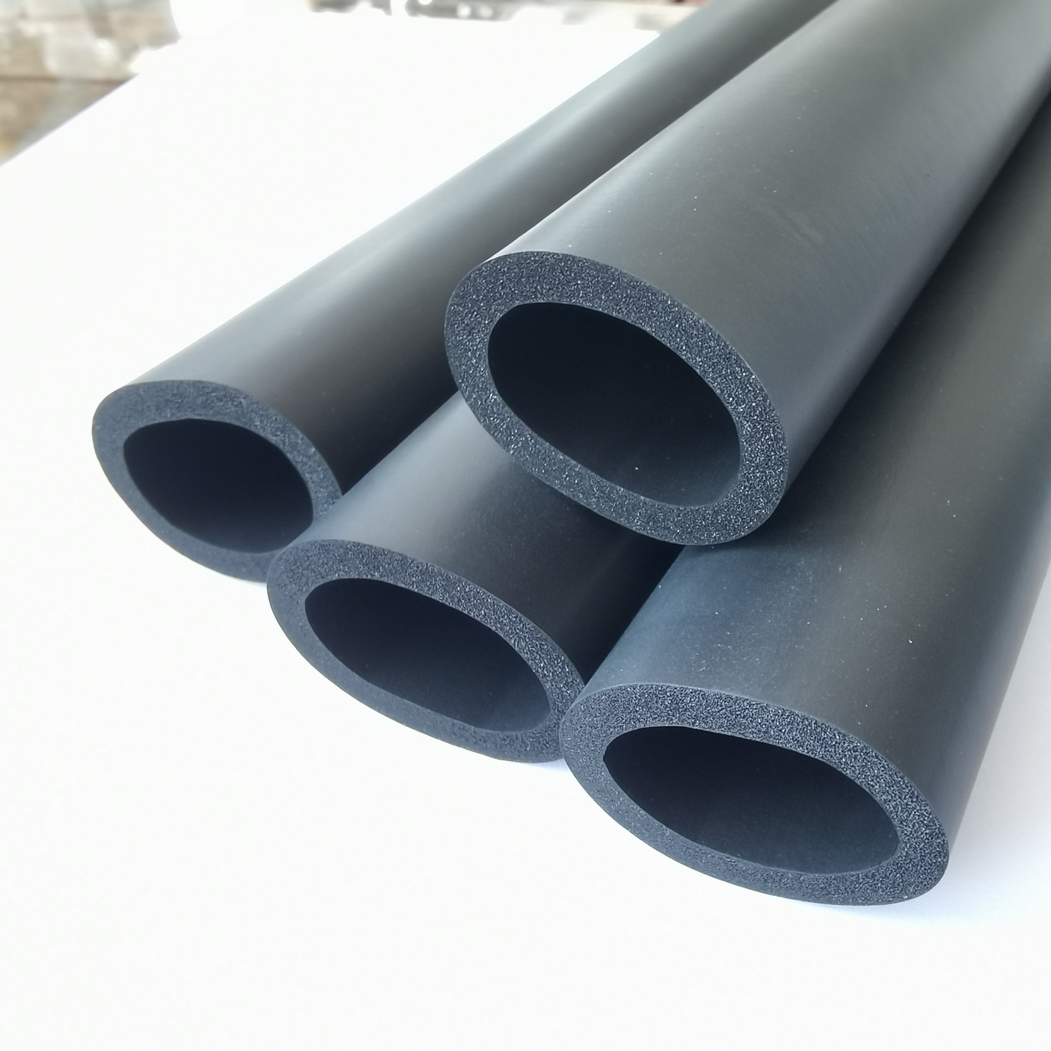 custom size any color Gym use EVA/PE/NBR Foam Rubber Tube insulation pvc pipe Epe Roll Bar Crashproof Tube Foam