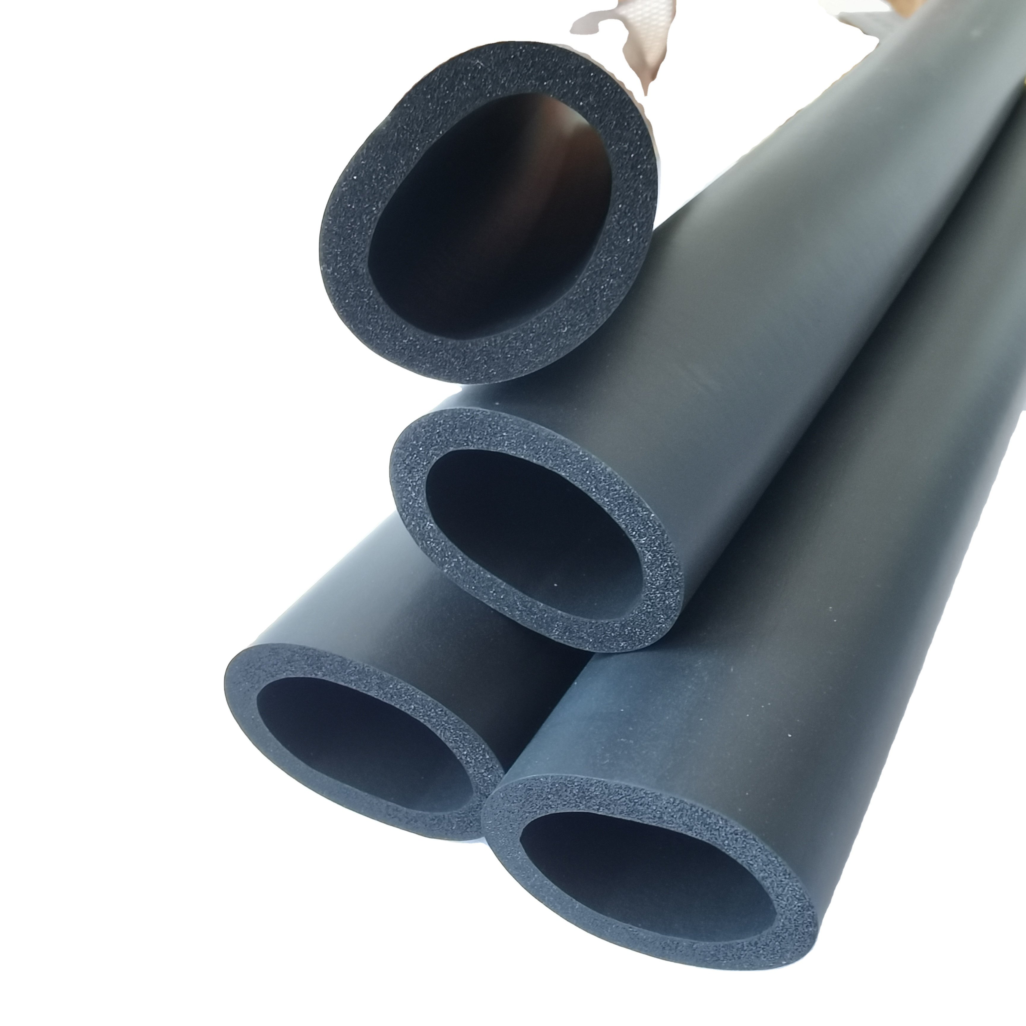 custom size any color Gym use EVA/PE/NBR Foam Rubber Tube insulation pvc pipe Epe Roll Bar Crashproof Tube Foam