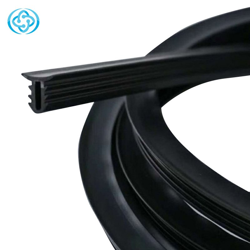 Rubber extruded automotive weatherstripping profile seal
