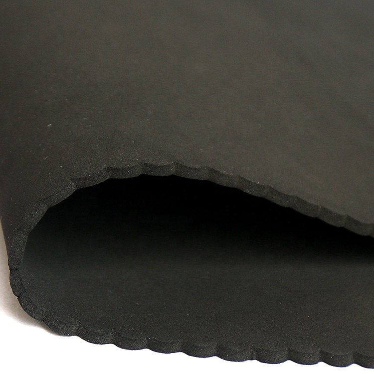Jianbo High Quality 2mm 3mm 5mm 7mm 8mm black SBR Neoprene Anti Slip Rubber Sheet