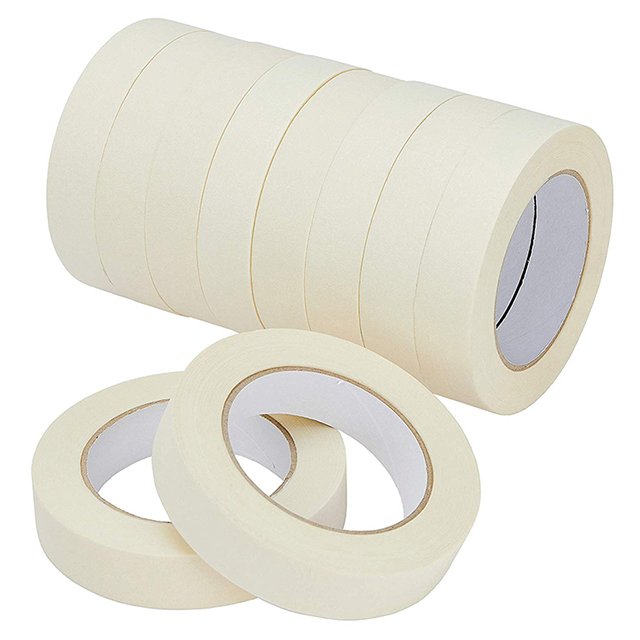 Bailida high temperature tan heat resistant cheap crepe paper paintable automotive masking tape