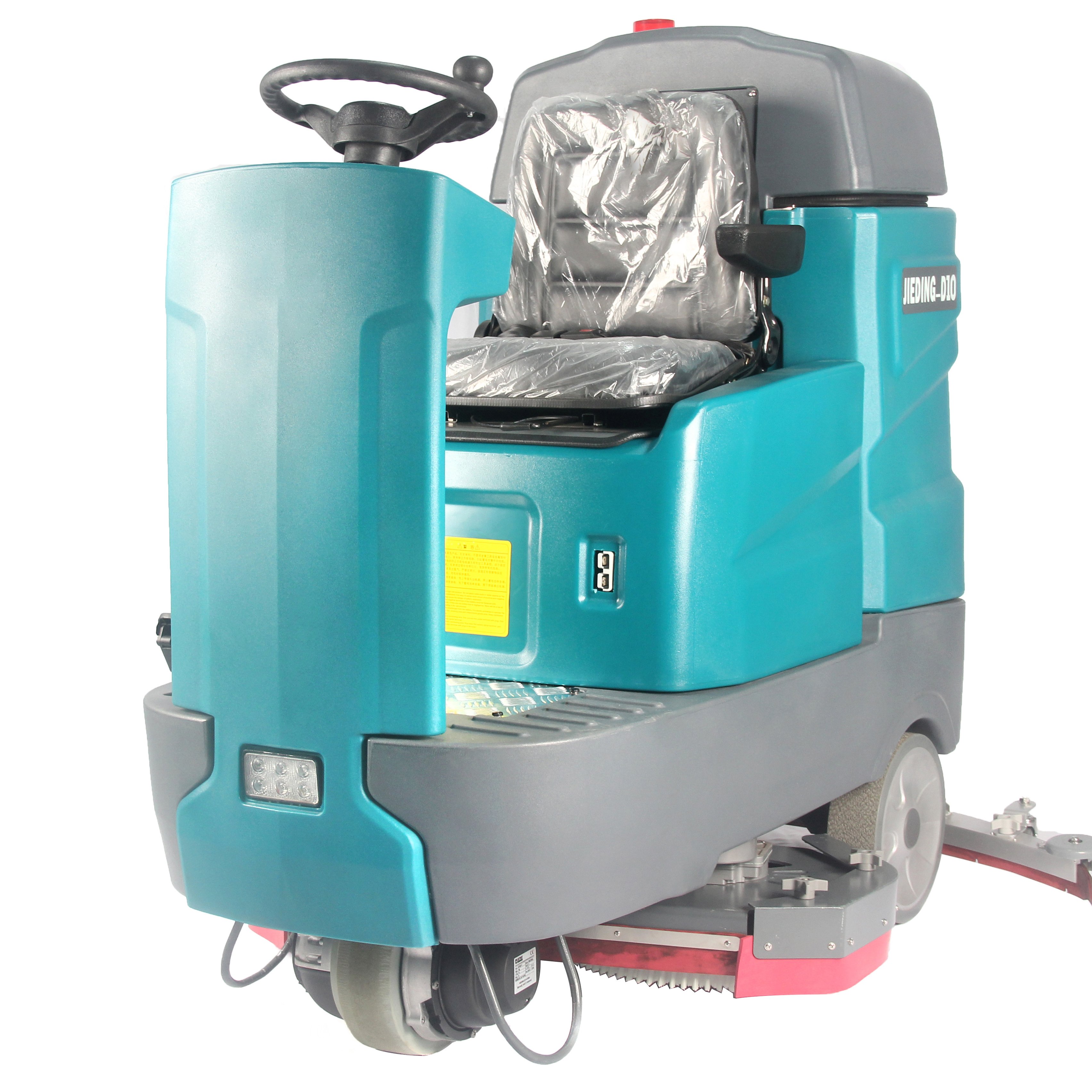 Automatic floor scrubber machine street cleaning scrubbing small ride on floor scrubber