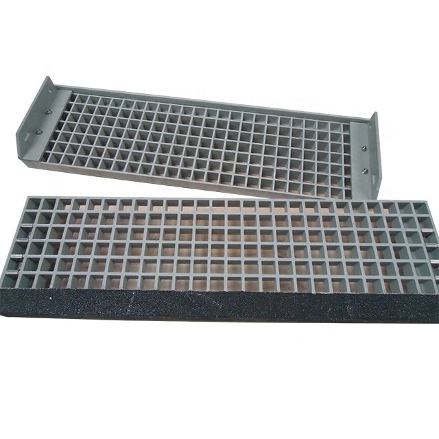 rusty proof outside gritted Anti-slip plastic frp Stair Nosing for industry safety protection Staircase