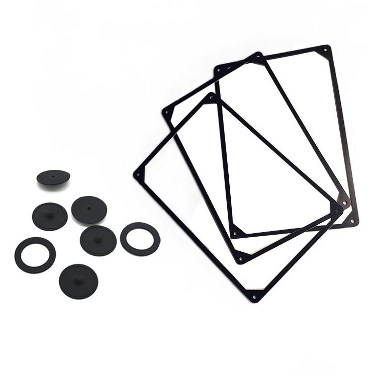 Custom Special Shapes Moulded Molded Rubber Parts Silicone Parts Waterproof Heat Resistance Plastic Rubber Machinery Parts