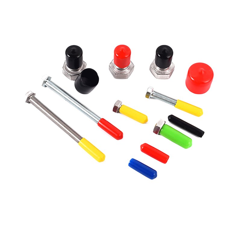 PVC rubber plug thread protective cover screw protective cap round rubber protective cap dust cover plastic cover