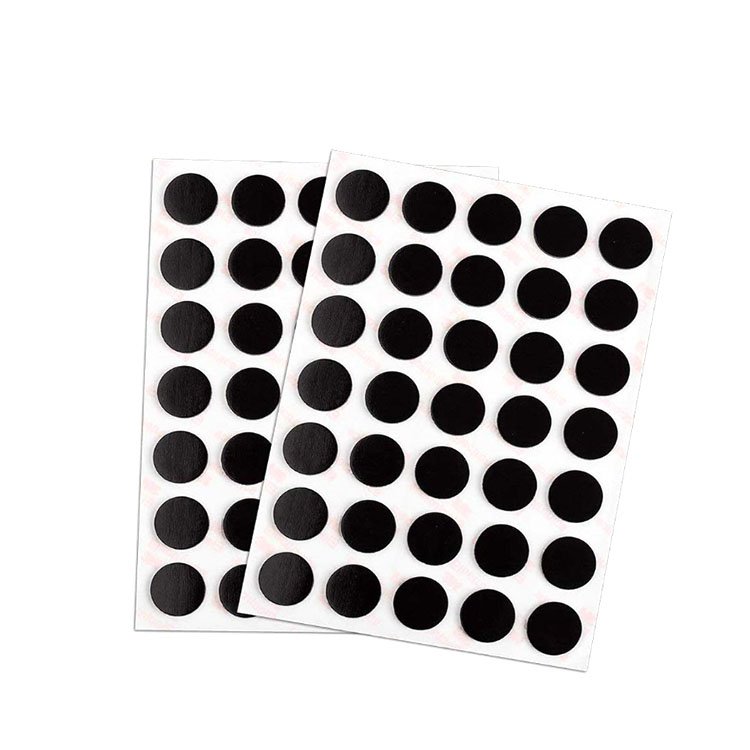 Flexible Die Cut Rubber Magnetic Square Sheets With Self Adhesive Backing