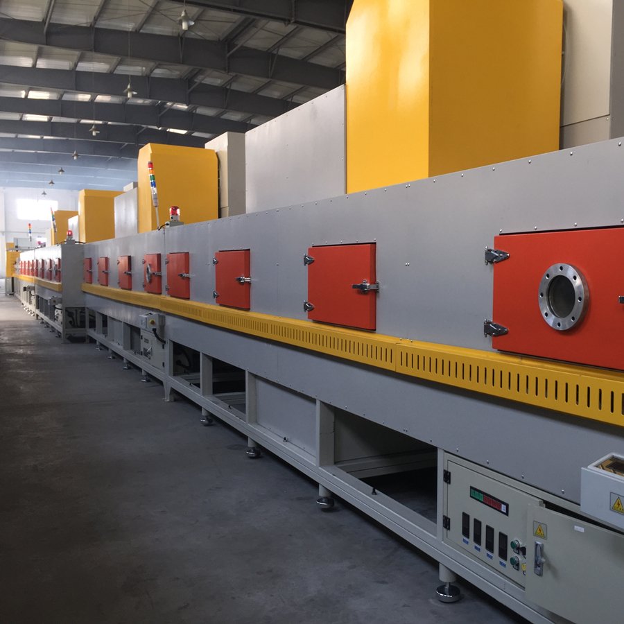 rubber extrusion microwave vulcanization line /epdm sponge rubber seal machine