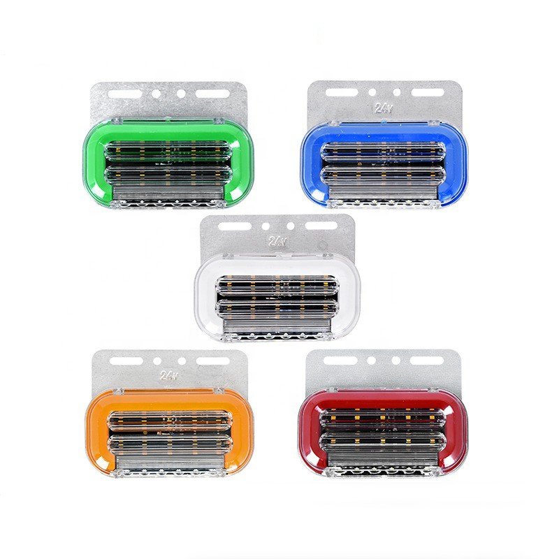 12V 24V Led Flowing Water Strobe Side clearance Marker Lights Trailer Trucks Caravan Offroad Lorry Lamps