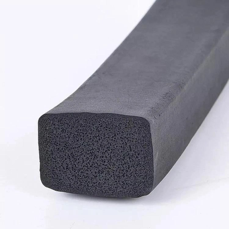 Free sample Self-adhesive window edge Trim Strip EPDM Door and Window Seal Type D dust-proof rubber foam seal strip