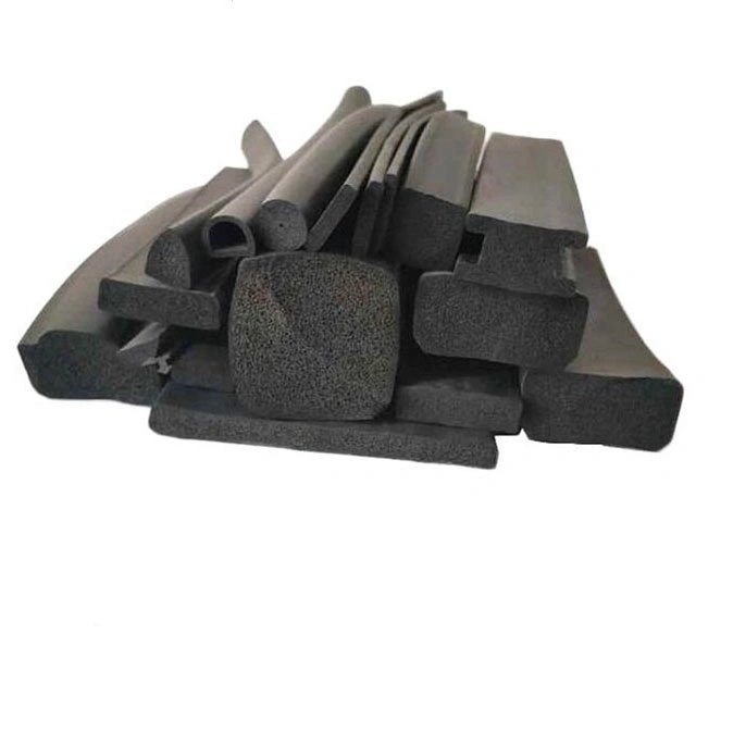 Free sample Self-adhesive window edge Trim Strip EPDM Door and Window Seal Type D dust-proof rubber foam seal strip