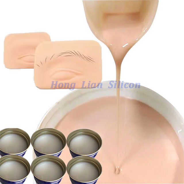 skin prosthetic LSR silicone rubber make real skin feeling silicone hand for tattoo training adjust skin tone liquid silicone