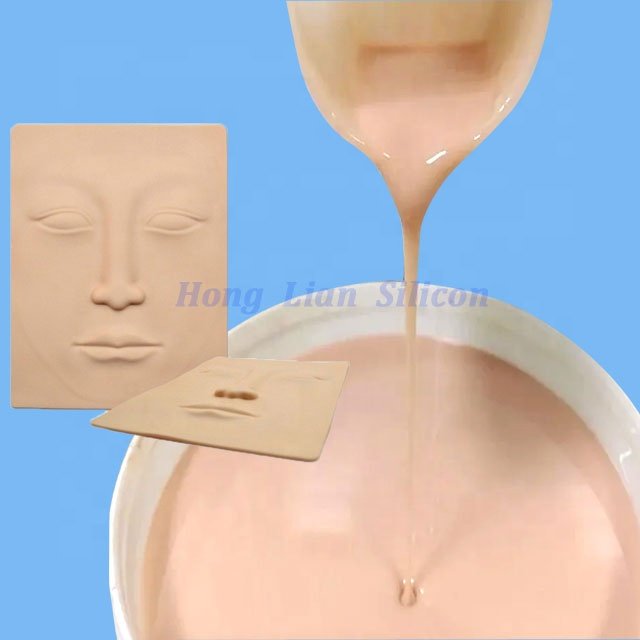 skin prosthetic LSR silicone rubber make real skin feeling silicone hand for tattoo training adjust skin tone liquid silicone