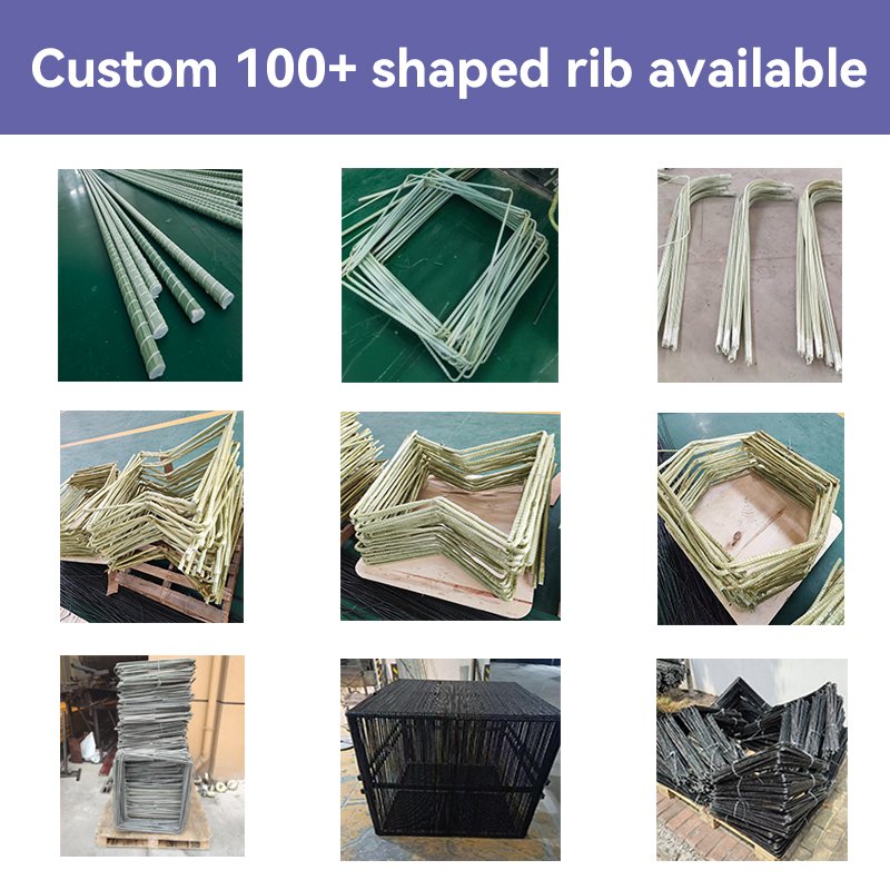 Gfrp Reinforced Plastic Fiber Glass Rebar Gfrp Fiberglass Bar Glass Fiber Rebar