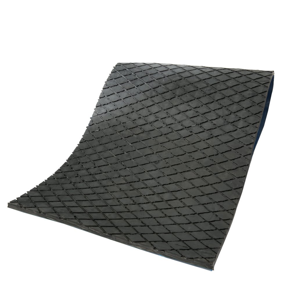 Diamond pattern pulley lagging rubber sheet for coal mines