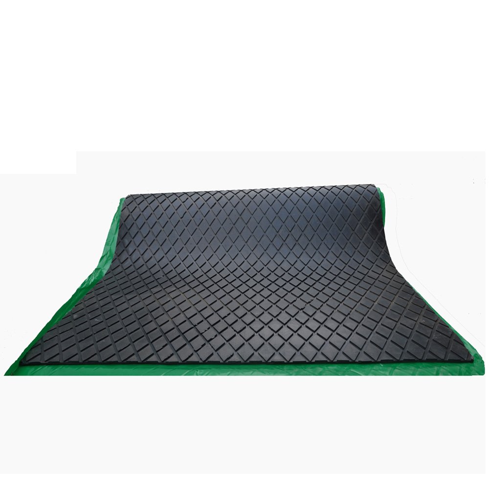 Diamond pattern pulley lagging rubber sheet for coal mines