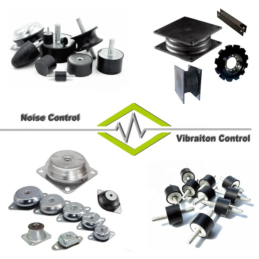 High quality rubber pump pulsation damper rubber metal screw damper sheet