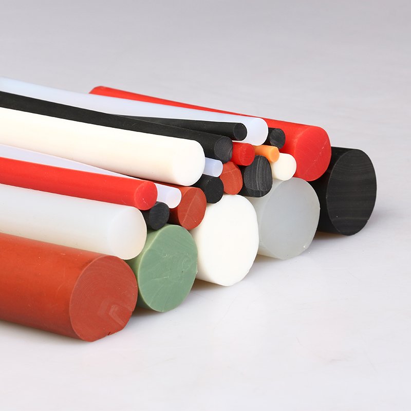 Manufacturers supply circular heat resistant waterproof anti collision silicone rubber bar cord rod