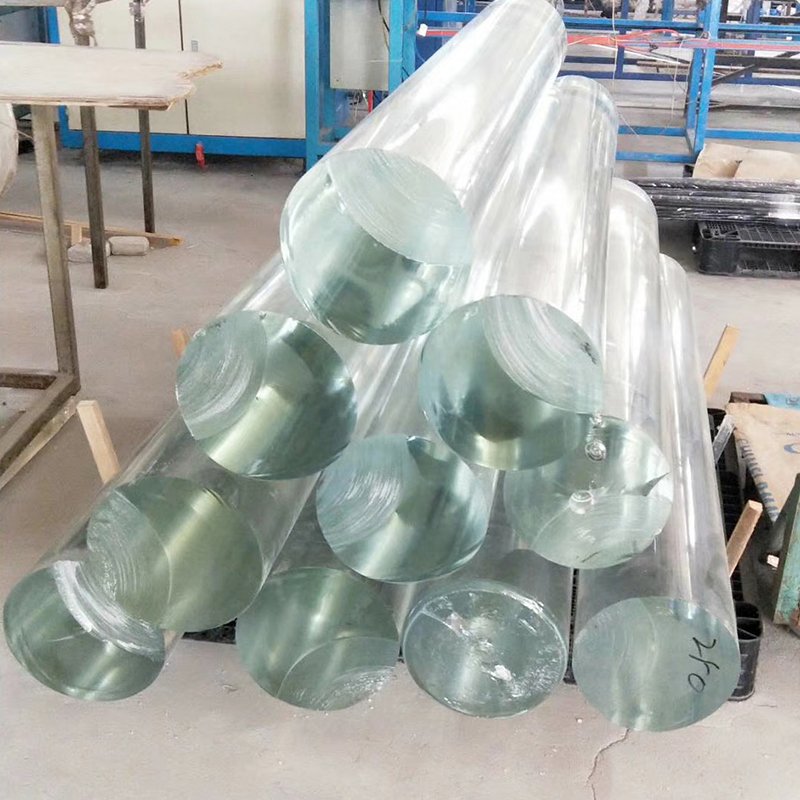 Plastic PMMA Acrylic Rod Machining Colored Transparent PMMA Acrylic Rod Machining 100mm diameter PMMA Acrylic Rod Manufacturer