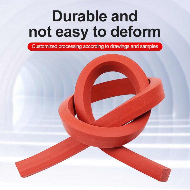 Supply silicone foam strips with optional colors high temperature resistant and aging resistant multifunctional foam strips