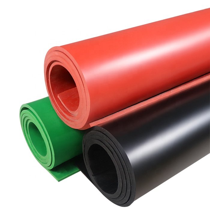 SBR rubber sheet black waterproof neoprene rubber sponge sheet with polyester fabrics